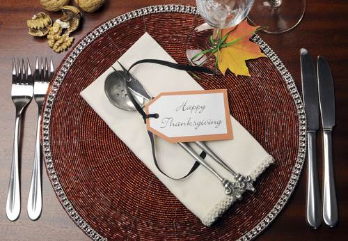 Thanksgiving Etiquette Table Setting