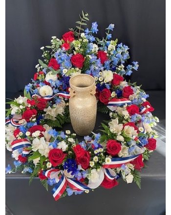 Patriotic Urn Tribute