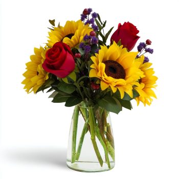 Sunbeam & Scarlet Bouquet