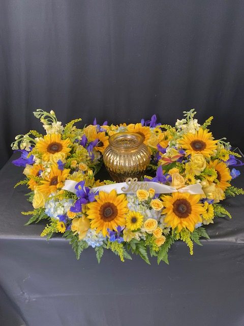 Sunflower Urn Tribute